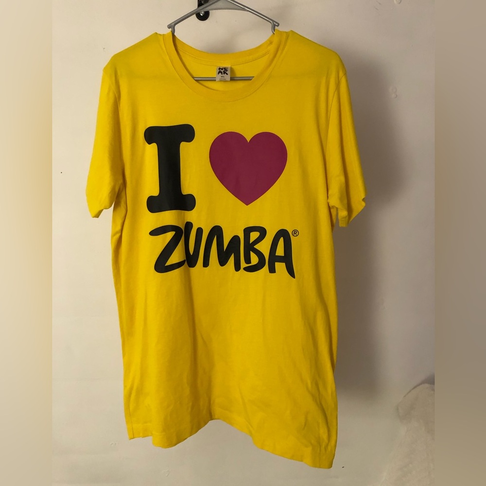 Authentic Zumba Unisex, “I Love Zumba” T-Shirt